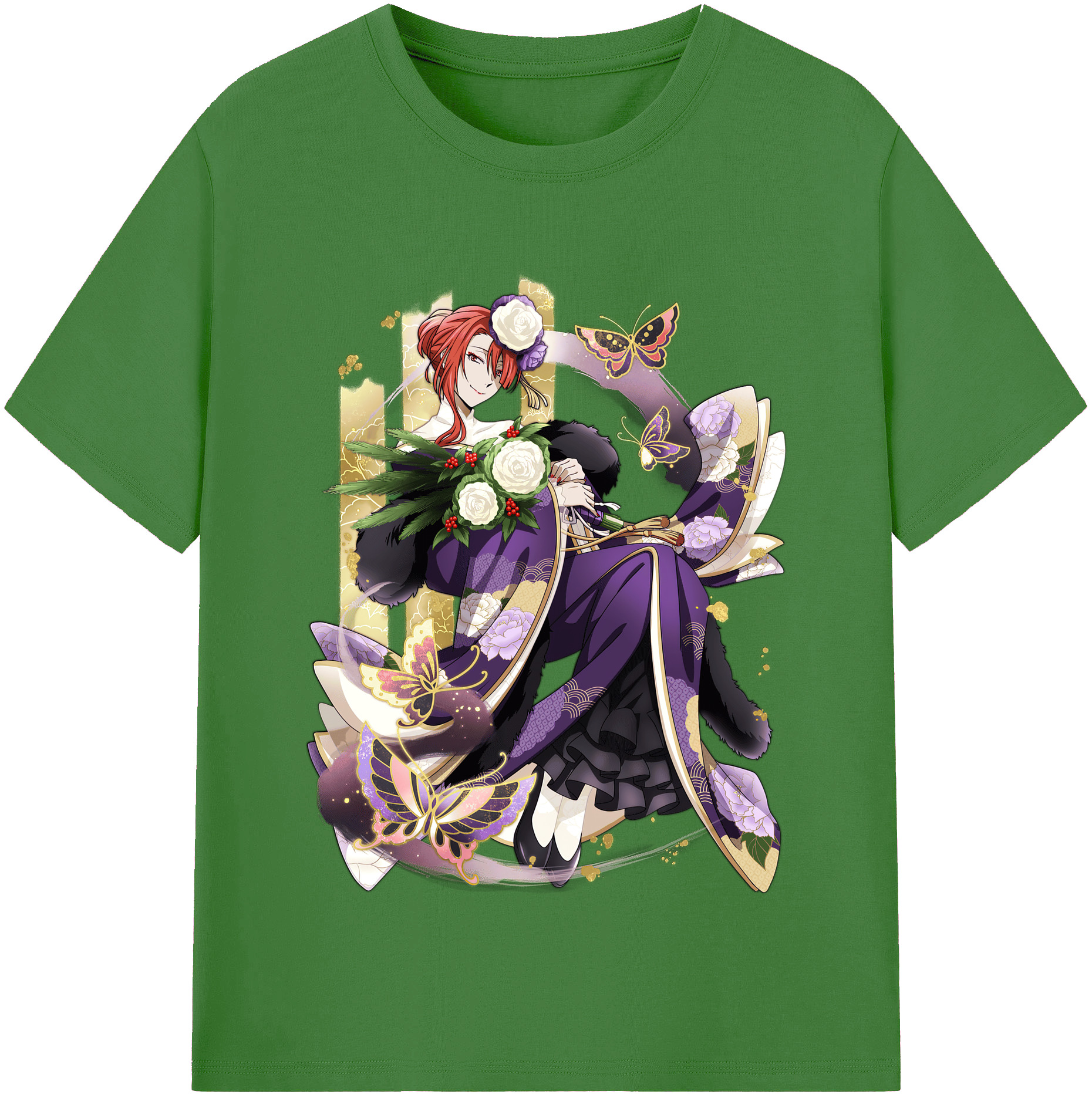 （画像用） 文豪ストレイドッグス Bungo Stray Dogs レディースカジュアルプリントTシャツ（綿100％）